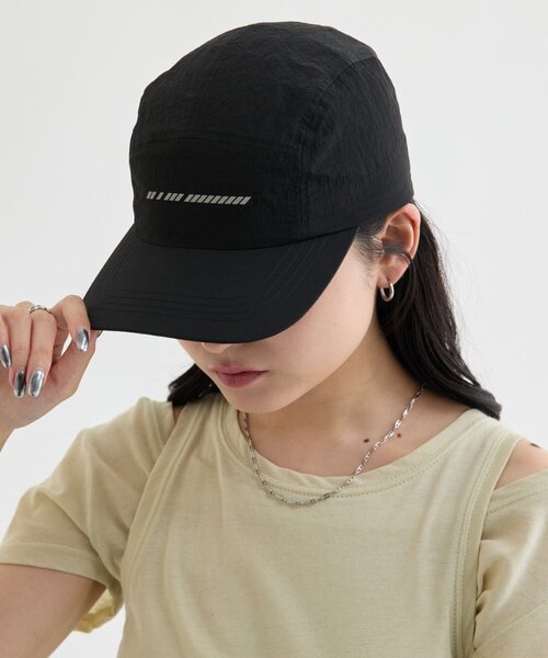 COLONY 2139(コロニートゥーワンスリーナイン)の「【UNISEX】撥水リップストップリフレクタージェットキャップ(キャップ・メンズ・ブラック/グレー/ホワイト・FREE)」の5枚目の写真
