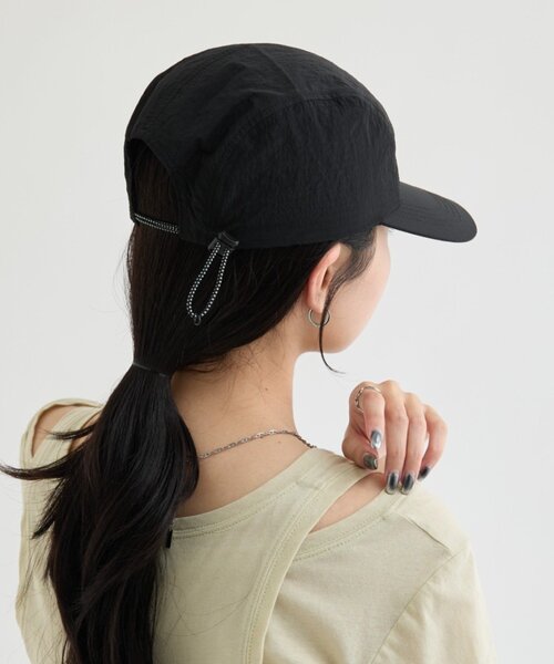 COLONY 2139(コロニートゥーワンスリーナイン)の「【UNISEX】撥水リップストップリフレクタージェットキャップ(キャップ・メンズ・ブラック/グレー/ホワイト・FREE)」の4枚目の写真