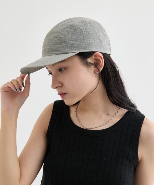 COLONY 2139(コロニートゥーワンスリーナイン)の「【UNISEX】撥水リップストップリフレクタージェットキャップ(キャップ・メンズ・ブラック/グレー/ホワイト・FREE)」の20枚目の写真