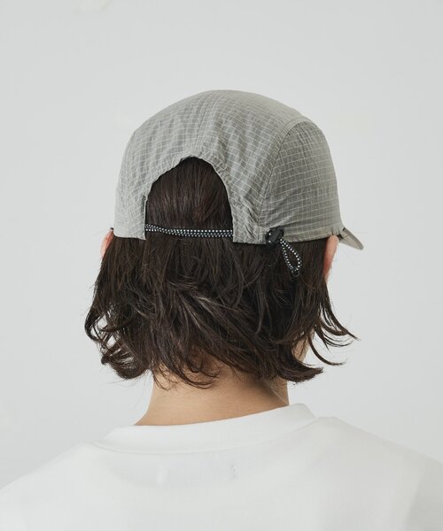COLONY 2139(コロニートゥーワンスリーナイン)の「【UNISEX】撥水リップストップリフレクタージェットキャップ(キャップ・メンズ・ブラック/グレー/ホワイト・FREE)」の16枚目の写真