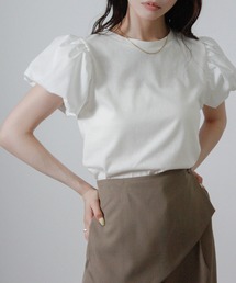 Social GIRL | バルーンスリーブTシャツ 半袖(Tシャツ/カットソー)