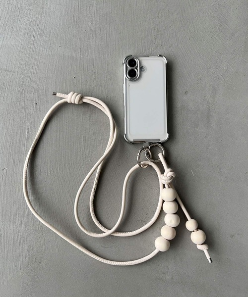 LOWRYS FARM(ローリーズファーム)の「【サイズ調節可能】ボール付きモバイルストラップ 1044970/GOODS(スマホグッズ・レディース・ホワイト/ブラック/ブラウン・FREE)」の2枚目の写真