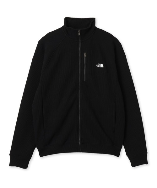 THE NORTH FACE(ザノースフェイス)の「THE NORTH FACE QUARTERKNIT FULLZIP JACKET / ザ・ノース・フェイス クォーター ニット フルジップ ジャケット(その他アウター・メンズ・ブラック/アイボリー・S/M/L/XL)」の2枚目の写真