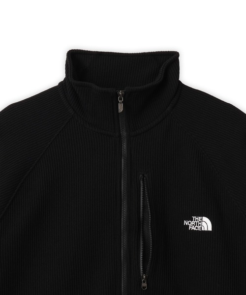 THE NORTH FACE(ザノースフェイス)の「THE NORTH FACE QUARTERKNIT FULLZIP JACKET / ザ・ノース・フェイス クォーター ニット フルジップ ジャケット(その他アウター・メンズ・ブラック/アイボリー・S/M/L/XL)」の3枚目の写真