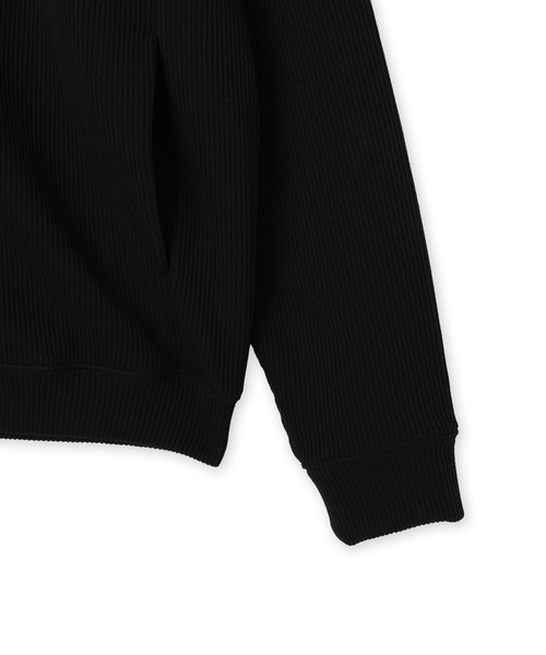 THE NORTH FACE(ザノースフェイス)の「THE NORTH FACE QUARTERKNIT FULLZIP JACKET / ザ・ノース・フェイス クォーター ニット フルジップ ジャケット(その他アウター・メンズ・ブラック/アイボリー・S/M/L/XL)」の4枚目の写真