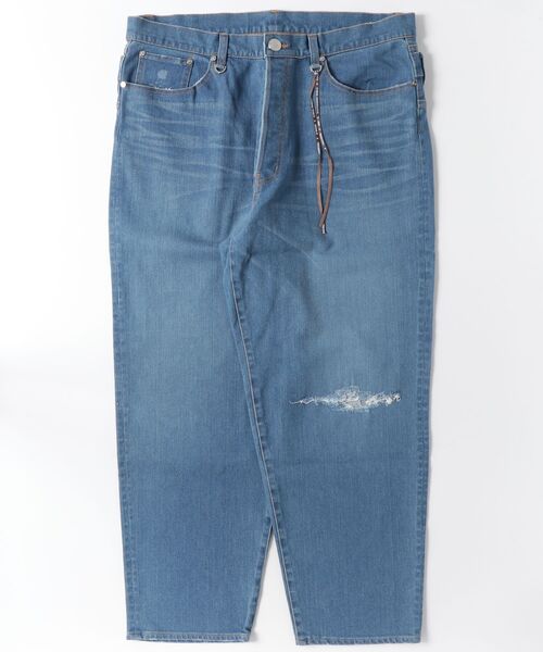 mastermind JAPAN(マスターマインド)の「WATER REPELLENT DENIM PANTS BUGGY(デニムパンツ・メンズ・インディゴブルー/ブラック・XL)」の1枚目の写真