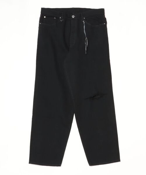 mastermind JAPAN(マスターマインド)の「WATER REPELLENT DENIM PANTS BUGGY(デニムパンツ・メンズ・インディゴブルー/ブラック・XL)」の2枚目の写真