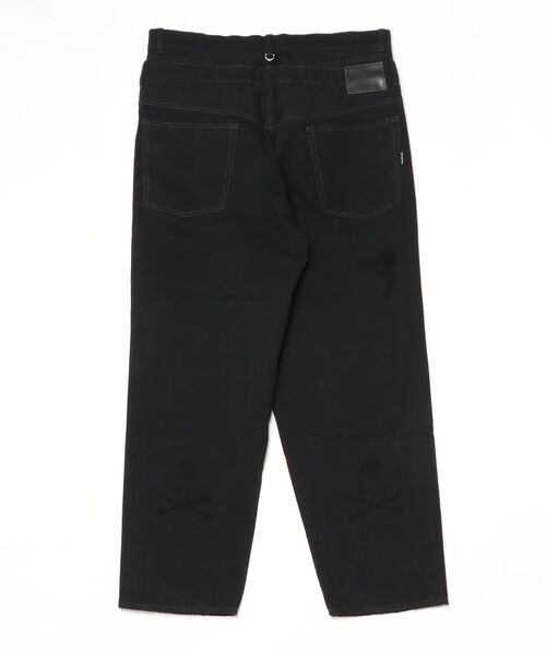 mastermind JAPAN(マスターマインド)の「WATER REPELLENT DENIM PANTS BUGGY(デニムパンツ・メンズ・インディゴブルー/ブラック・XL)」の4枚目の写真