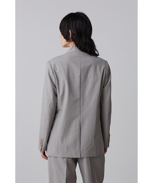 YLEVE(イレーヴ)の「YLEVE / WOOL CHAMBRAY JACKET(テーラードジャケット・レディース・グレー・0/2/1)」の5枚目の写真