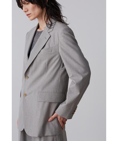 YLEVE(イレーヴ)の「YLEVE / WOOL CHAMBRAY JACKET(テーラードジャケット・レディース・グレー・0/2/1)」の6枚目の写真