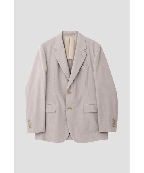 YLEVE(イレーヴ)の「YLEVE / WOOL CHAMBRAY JACKET(テーラードジャケット・レディース・グレー・0/2/1)」の8枚目の写真