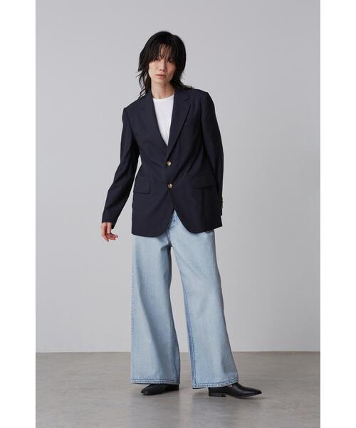 YLEVE(イレーヴ)の「YLEVE / WOOL CHAMBRAY JACKET(テーラードジャケット・レディース・グレー・0/2/1)」の12枚目の写真
