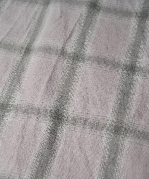 EGO TRIPPING（エゴトリッピング）の「ms6586-HAZE FLANNEL SHIRTS フランネルシャツ(616750)（シャツ/ブラウス・メンズ・チャコール/サックスブルー/ピンク・46/48）」の10枚目の写真