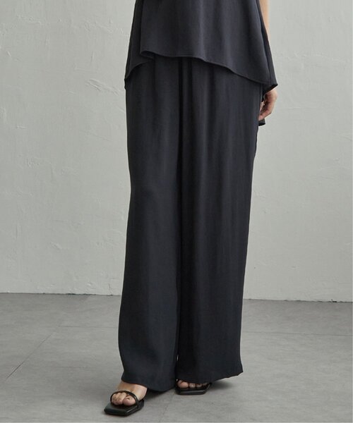 notch.(ノッチ)の「【セットアップ対応】麻混イージーパンツ(スラックス・レディース・ベージュ/ネイビー・M)」の13枚目の写真