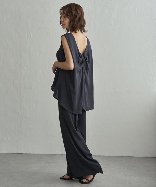 notch.(ノッチ)の「【セットアップ対応】麻混イージーパンツ(スラックス・レディース・ベージュ/ネイビー・M)」の20枚目の写真