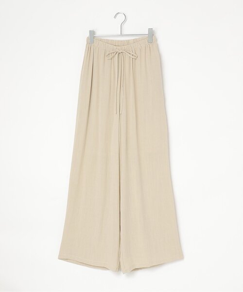 notch.(ノッチ)の「【セットアップ対応】麻混イージーパンツ(スラックス・レディース・ベージュ/ネイビー・M)」の21枚目の写真