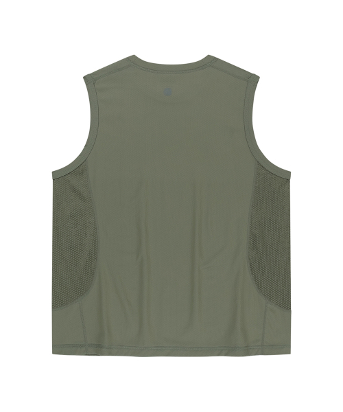 OFFGRID(オフグリッド)の「ベントラオクタスリーブレス-カーキ(Tシャツ/カットソー・メンズ・その他・SMALL/MEDIUM/LARGE/X-LARGE)」の2枚目の写真