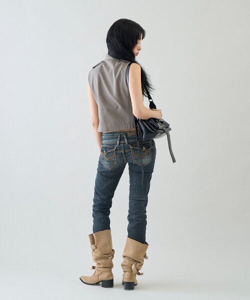 WHO'S WHO gallery(フーズフーギャラリー)の「Wボタントレンチジレ(その他アウター・レディース・グレー/ブラック/オフホワイト・FREE)」の17枚目の写真