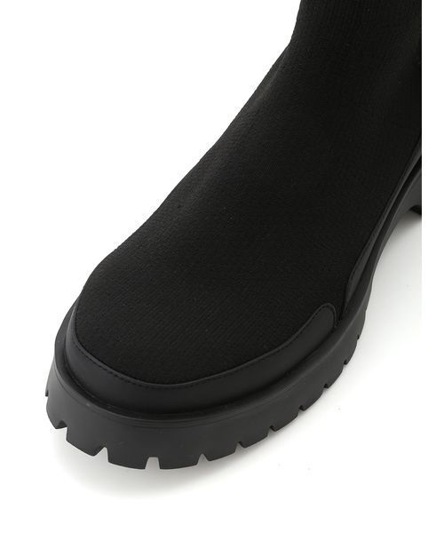 emmi(エミ)の「ecoニットブーツ(ブーツ・レディース・ブラック・23.5/23/24/22.5/24.5/25)」の7枚目の写真
