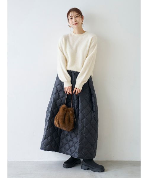 emmi(エミ)の「ecoニットブーツ(ブーツ・レディース・ブラック・23.5/23/24/22.5/24.5/25)」の19枚目の写真