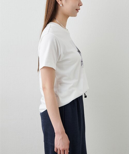 Drawing Numbers（ドローイング ナンバーズ）の「【Drawing Numbers】キャットTシャツ（Tシャツ/カットソー・レディース・ホワイト・38）」の5枚目の写真