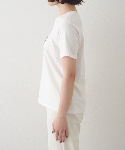 Drawing Numbers（ドローイング ナンバーズ）の「【Drawing Numbers】キャットTシャツ（Tシャツ/カットソー・レディース・ホワイト・38）」の12枚目の写真