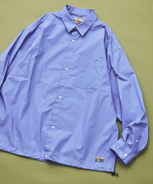 FREAK'S STORE(フリークスストア)の「FREAK'S STORE for BEACH & FES タイプライター スピンドル レギュラーカラーシャツ(シャツ/ブラウス・メンズ・ベージュ/イエロー/ブラウン/サックスブルー/ブルー/その他9・LARGE/MEDIUM/SMALL)」の16枚目の写真
