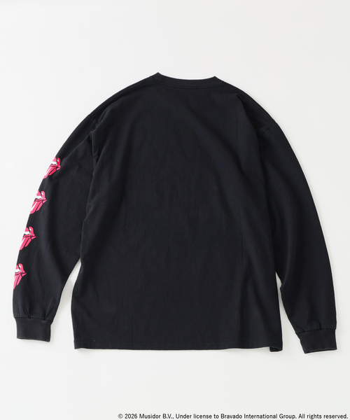 JOURNAL STANDARD relume（ジャーナルスタンダード　レリューム）の「ローリングストーンズ 別注 ヴィンテージ加工 プリント ロンT（Tシャツ/カットソー・メンズ・ホワイト/ブラック・LARGE/MEDIUM）」の6枚目の写真
