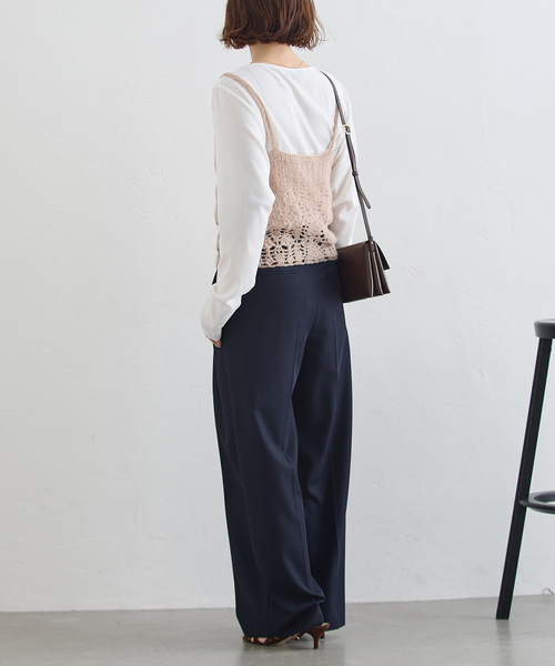 journal standard L'essage(ジャーナルスタンダードレサージュ)の「ドライリブロングスリーブプルオーバー(Tシャツ/カットソー・レディース・ブラック/ホワイト・FREE)」の16枚目の写真