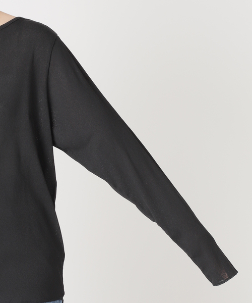 journal standard L'essage(ジャーナルスタンダードレサージュ)の「ドライリブロングスリーブプルオーバー(Tシャツ/カットソー・レディース・ブラック/ホワイト・FREE)」の19枚目の写真