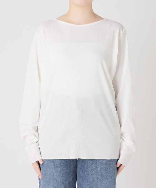 journal standard L'essage(ジャーナルスタンダードレサージュ)の「ドライリブロングスリーブプルオーバー(Tシャツ/カットソー・レディース・ブラック/ホワイト・FREE)」の22枚目の写真