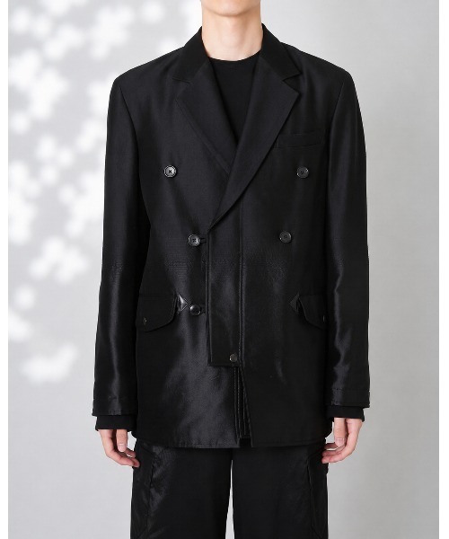 TAAKK（ターク）の「【TAAKK/ターク】TA26AW-JK004 TAILORED N-3B JACKET（テーラードジャケット・メンズ・ブラック/ブラウン・2）」の2枚目の写真