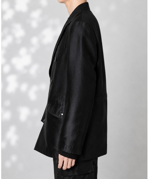 TAAKK（ターク）の「【TAAKK/ターク】TA26AW-JK004 TAILORED N-3B JACKET（テーラードジャケット・メンズ・ブラック/ブラウン・2）」の4枚目の写真