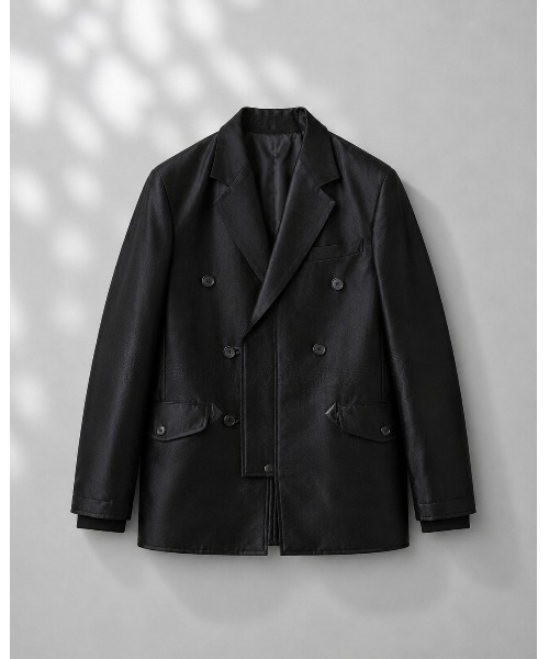 TAAKK（ターク）の「【TAAKK/ターク】TA26AW-JK004 TAILORED N-3B JACKET（テーラードジャケット・メンズ・ブラック/ブラウン・2）」の6枚目の写真