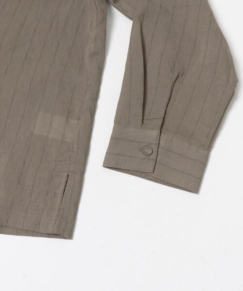 URBAN RESEARCH Sonny Label(アーバンリサーチサニーレーベル)の「レーヨン混ストライプオープンカラーシャツ(シャツ/ブラウス・メンズ・ブルー/グレー/ブラウン系その他・MEDIUM/LARGE)」の17枚目の写真