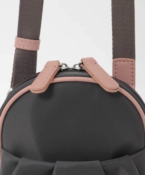 MK MICHEL KLEIN（エムケーミッシェルクラン）の「[撥水/超軽量]パイピングレザーデザインショルダーバッグ（ショルダーバッグ・レディース・キナリ/ボルドー・00）」の11枚目の写真