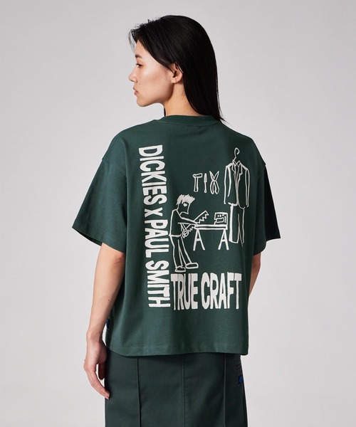 フォーフェザー　プリントTシャツ　カットソー　Paul Smith ポールスミス Paul Smith｜ポール・スミスのTシャツ/カットソー（グリーン・カーキ