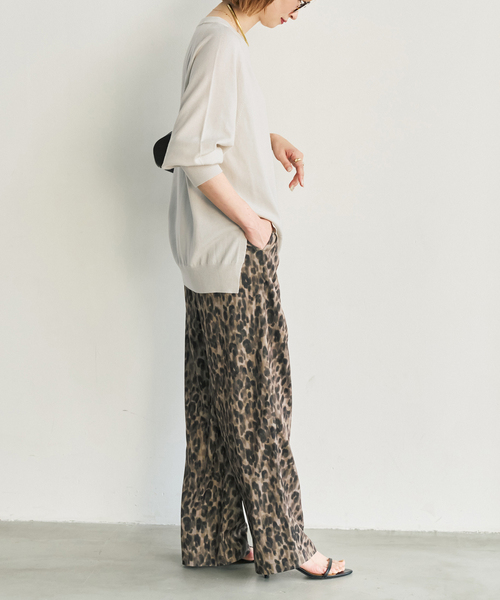 Spick & Span(スピックアンドスパン)の「《新色有り / 追加》ウォッシャブルラグランスリーブプルオーバー(ニット/セーター・レディース・レッド/チャコールグレー/その他2/アイボリー・FREE)」の17枚目の写真