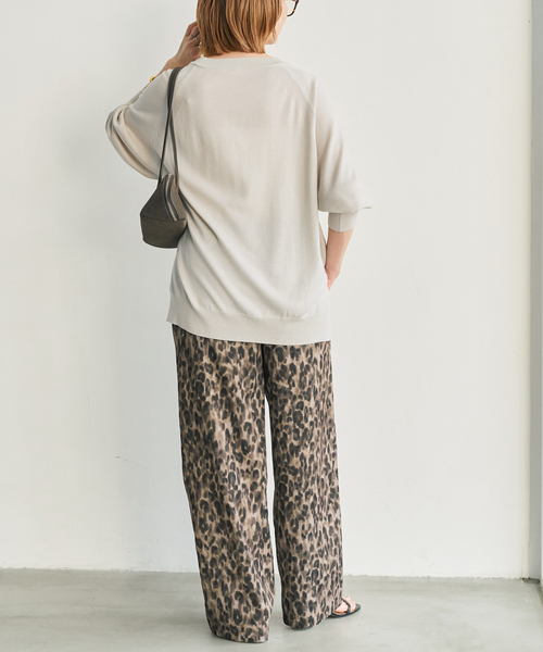 Spick & Span(スピックアンドスパン)の「《新色有り / 追加》ウォッシャブルラグランスリーブプルオーバー(ニット/セーター・レディース・レッド/チャコールグレー/その他2/アイボリー・FREE)」の18枚目の写真