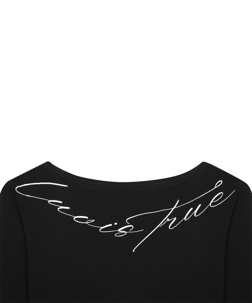LUVISTRUE(ラヴイズトゥルー)の「RL WING LONG SLEEVE(BLACK)(Tシャツ/カットソー・レディース・その他・FREE)」の4枚目の写真