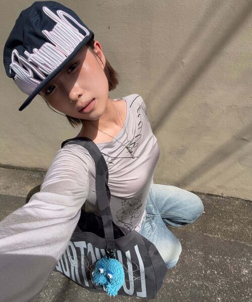 LUVISTRUE(ラヴイズトゥルー)の「RL WING LONG SLEEVE(BLACK)(Tシャツ/カットソー・レディース・その他・FREE)」の8枚目の写真