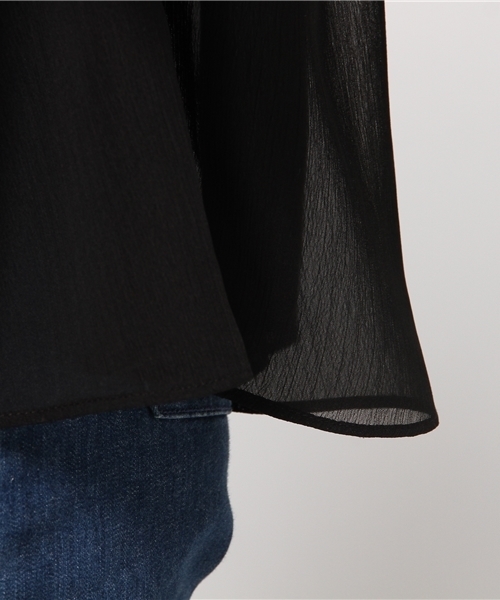 mystic（ミスティック）の「【mystic】レースギャザーブラウス（シャツ/ブラウス・レディース・オフホワイト/ベージュ/ブラック・1）」の9枚目の写真