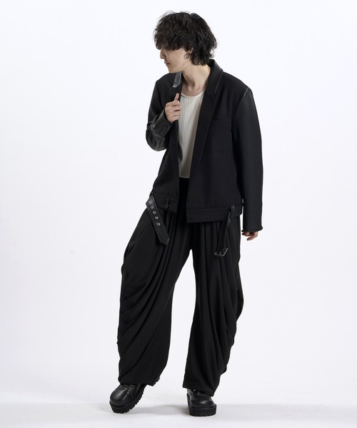 NO ID.（ノーアイディ）の「【NO ID.】Riders Tailored Jacket / ライダース テーラード ジャケット（テーラードジャケット・メンズ・グレー/ブラック・ONE）」の16枚目の写真