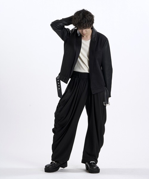 NO ID.（ノーアイディ）の「【NO ID.】Riders Tailored Jacket / ライダース テーラード ジャケット（テーラードジャケット・メンズ・グレー/ブラック・ONE）」の17枚目の写真