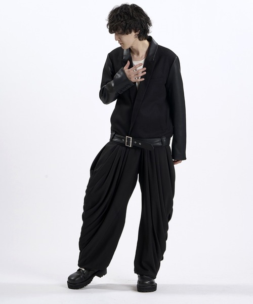 NO ID.（ノーアイディ）の「【NO ID.】Riders Tailored Jacket / ライダース テーラード ジャケット（テーラードジャケット・メンズ・グレー/ブラック・ONE）」の18枚目の写真