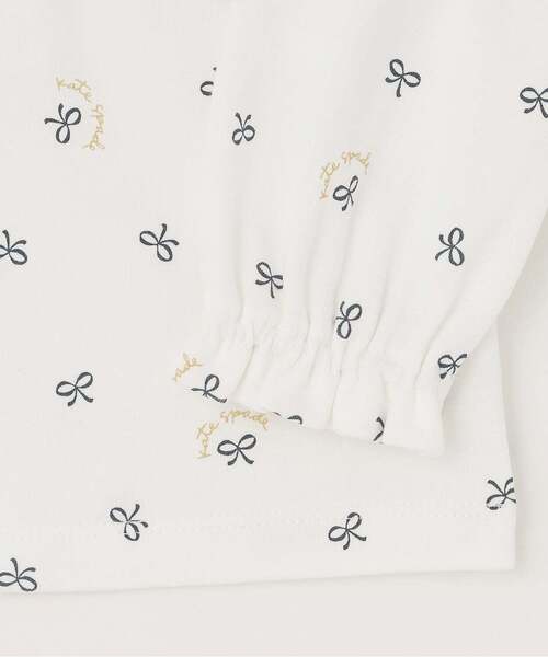kate spade new york kids(ケイトスペードニューヨーク)の「ジャンパースカート&ボウカットソーセット(ワンピース・キッズ・ネイビー・80cm)」の5枚目の写真