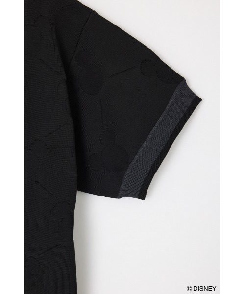 Disney SERIES CREATED by MUS(ディズニーシリーズクリエイテッドバイエムユーエス)の「MD KNIT POLO ワンピース / MICKEY(ワンピース・レディース・ライトピンク/ライトブルー/ブラック・FREE)」の7枚目の写真