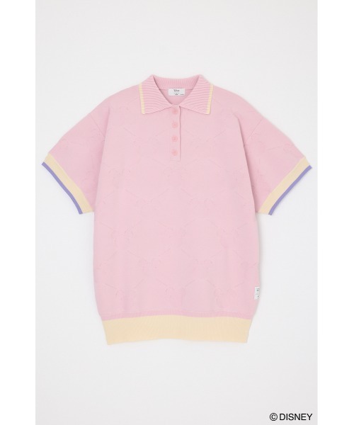 Disney SERIES CREATED by MUS(ディズニーシリーズクリエイテッドバイエムユーエス)の「MD KNIT POLO ワンピース / MICKEY(ワンピース・レディース・ライトピンク/ライトブルー/ブラック・FREE)」の11枚目の写真
