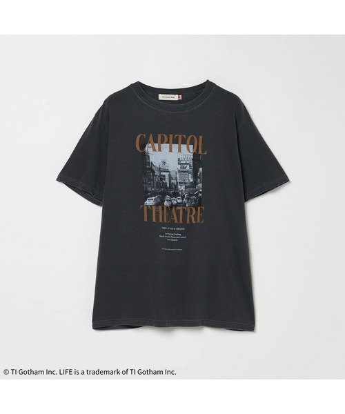 HELIOPOLE(エリオポール)の「<GOOD ROCK SPEED> LIFE PC T-SHIRTS / ライフ ピクチャー コレクション Tシャツ(Tシャツ/カットソー・レディース・チャコールグレー/ブラウン・1)」の1枚目の写真