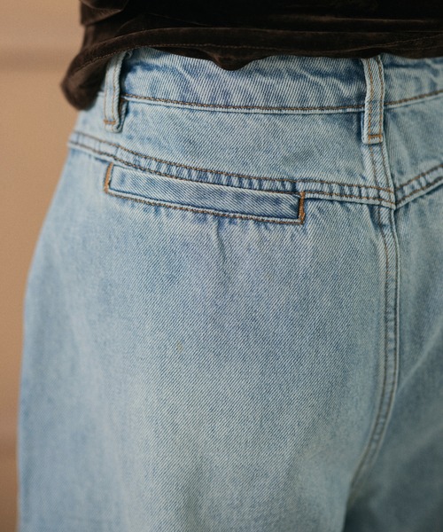 LAULEN(ローレン)の「damaged wide denim pants /ダメージワイドデニムパンツ(デニムパンツ・レディース・ブルー・M/S)」の17枚目の写真